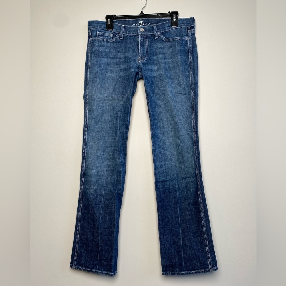 7 For All Mankind Colette Women's Straight Dark Wash Jeans Size 31